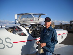 Mr. Bill Symmes, a happy Glasair builder and Glasair Training Client